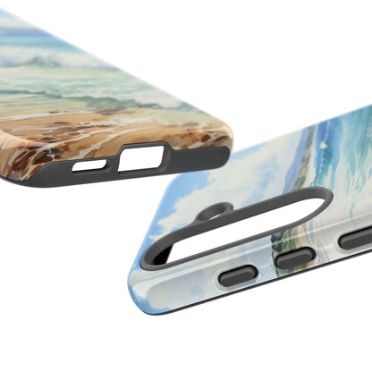 Foamy Wave Breeze Samsung S25 Case - Tough