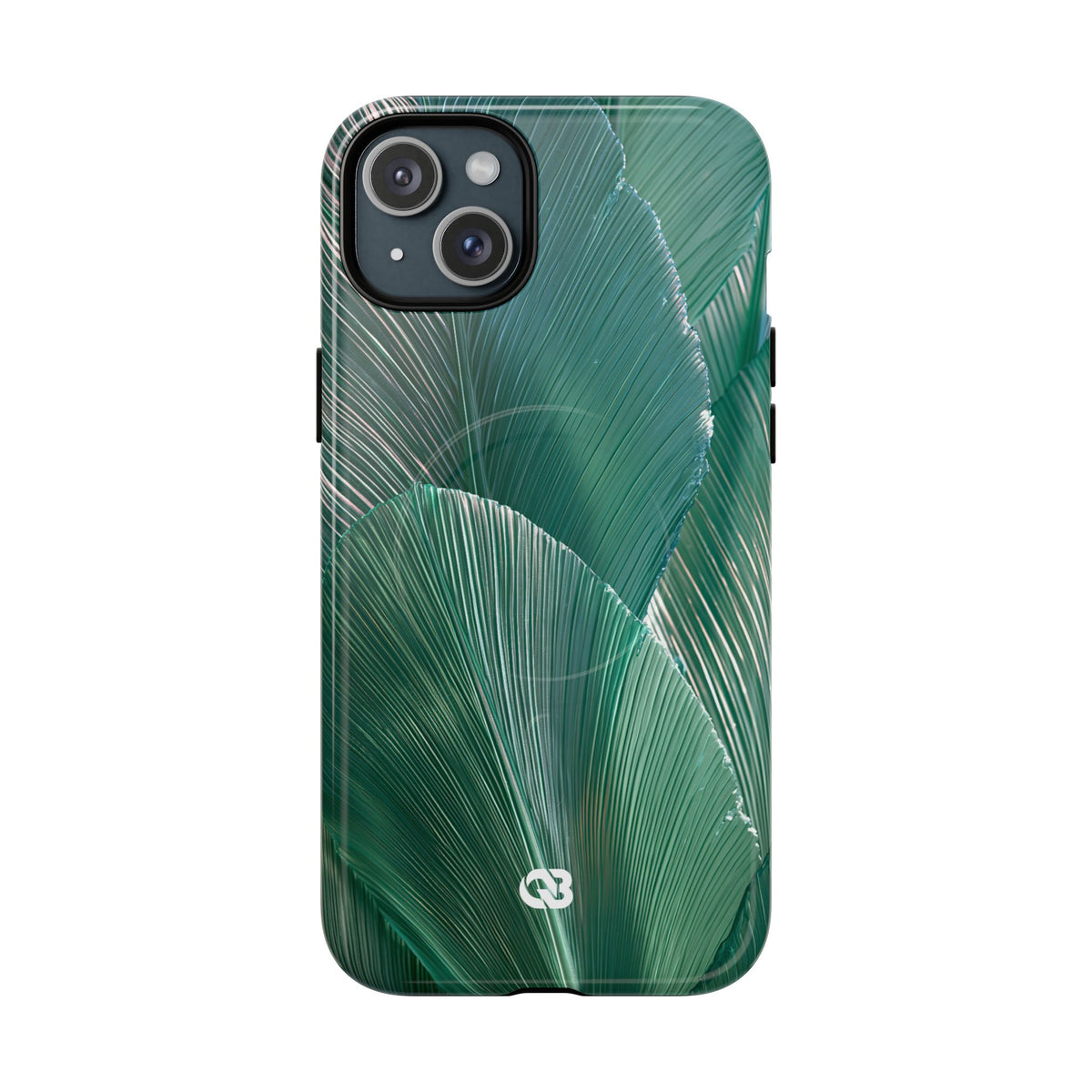 Translucent Fan Palm · Tough 2.0 Magnetic Phone Case for iPhone · Teal