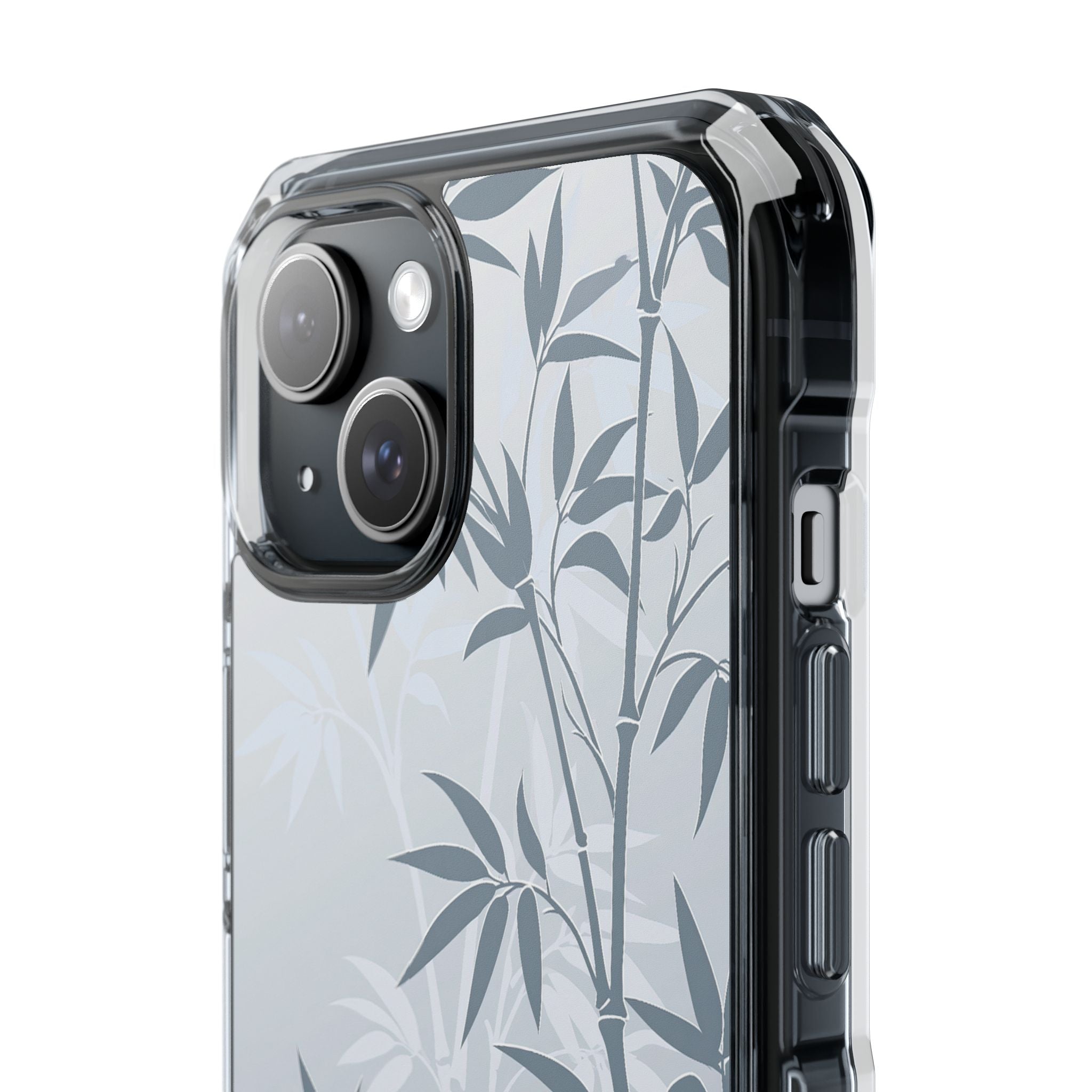 Blue Impact MagSafe Phone Case for iPhone - Slate Bamboo Shadow