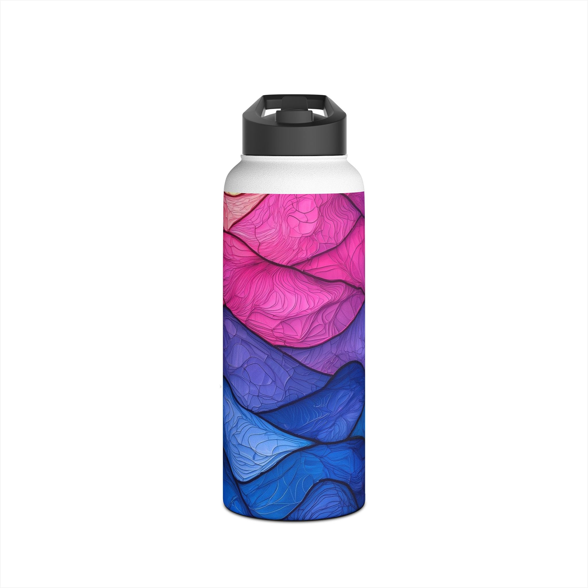 Wavy Veins - Stainless Steel Water Bottle