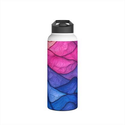Wavy Veins - Stainless Steel Water Bottle