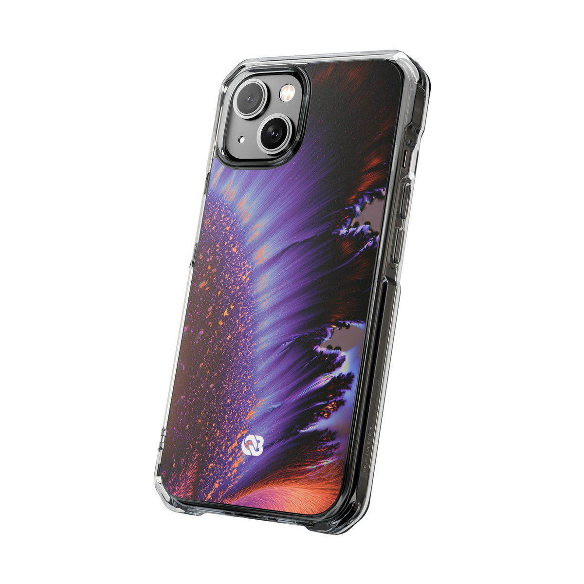 Ethereal Corona · Clear Impact Magnetic Phone Case for iPhone · Purple