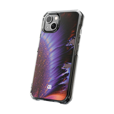 Ethereal Corona · Clear Impact Magnetic Phone Case for iPhone · Purple