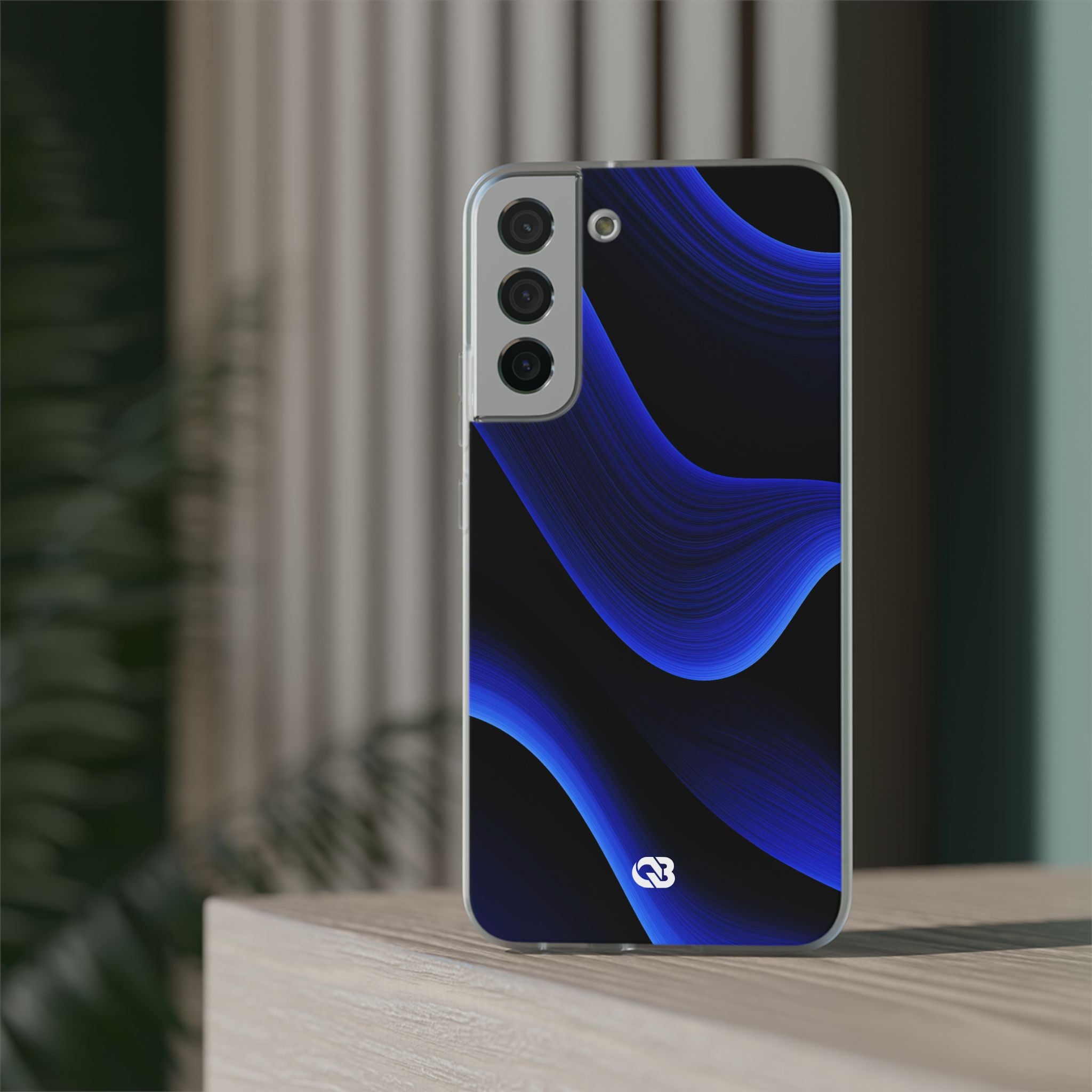 Blue Lite Phone Case for Samsung - Electric Cobalt Flow