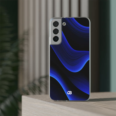 Blue Lite Phone Case for Samsung - Electric Cobalt Flow