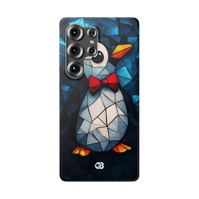 Mosaic Bowtie Penguin · Soft Phone Case for Samsung