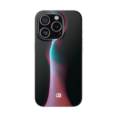 Neon Pixel Flow · Lite Phone Case for iPhone ·  Black