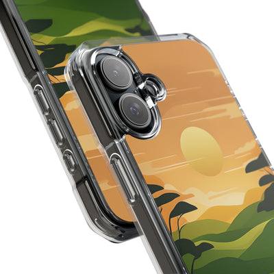 Verdant Horizon Sun · Impact Phone Case for iPhone · Magsafe