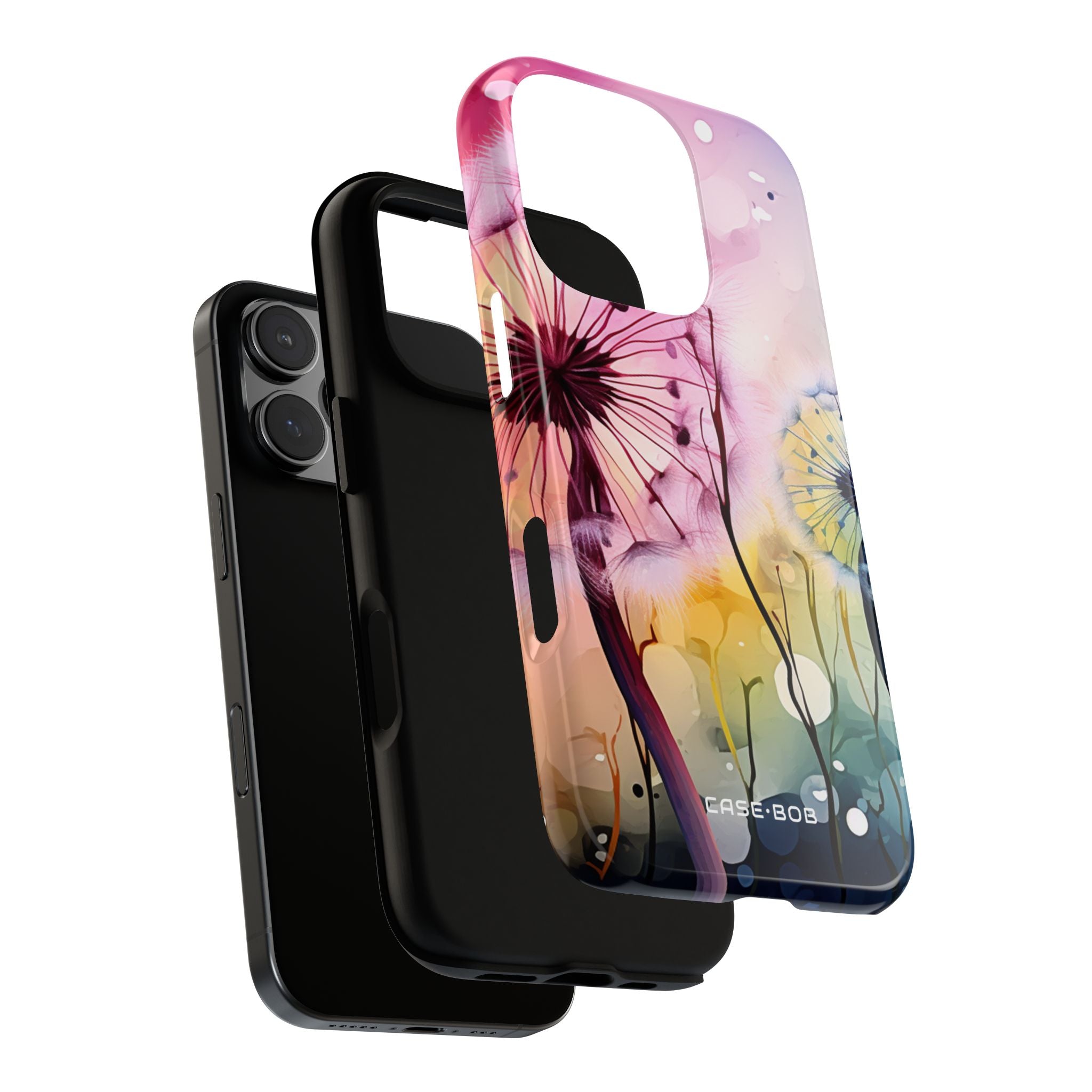 Pinker Löwenzahn Glow iPhone 16 Pro Case - Tough