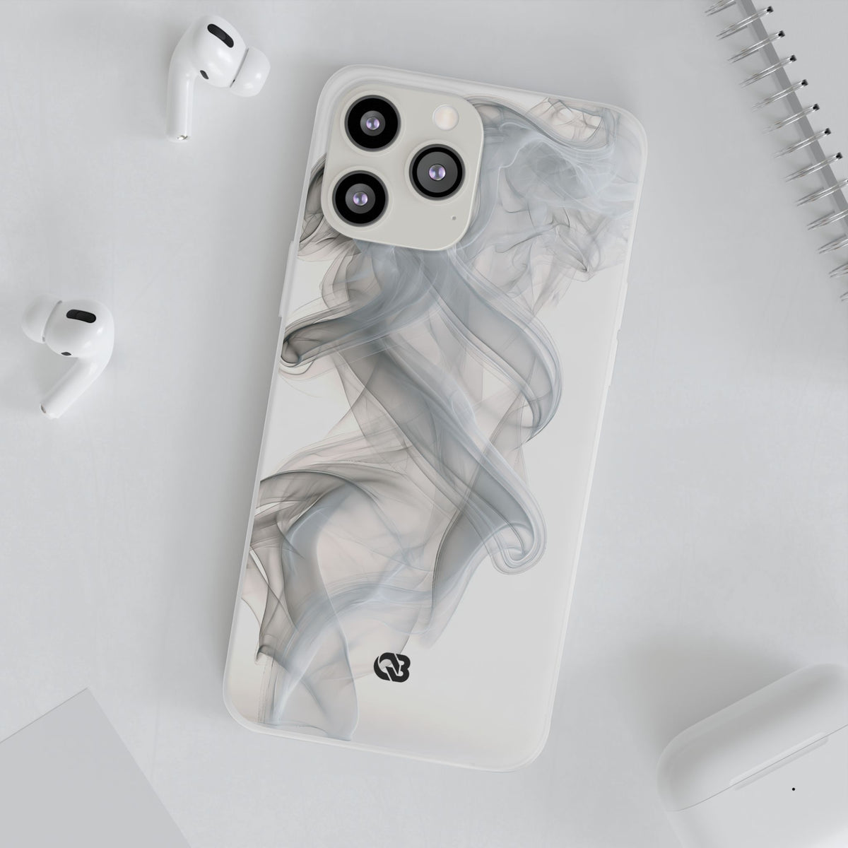 Vapor Noir · Lite Phone Case for iPhone ·  White