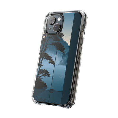 Blue Impact MagSafe Phone Case for iPhone - Kyoto Mist Pine
