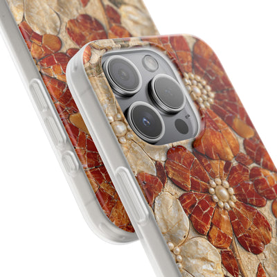 Carnelian Pearl Bloom · Lite Phone Case for iPhone ·  Orange