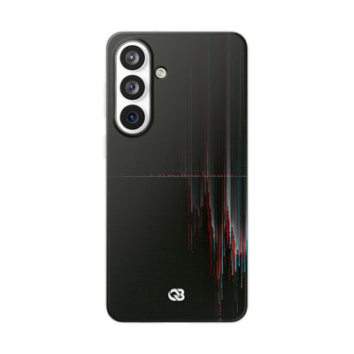 Black Lite Phone Case for Samsung - Corrupted Data Stream