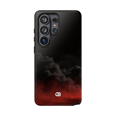 Crimson Fog Void · Tough Phone Case for Samsung · Black