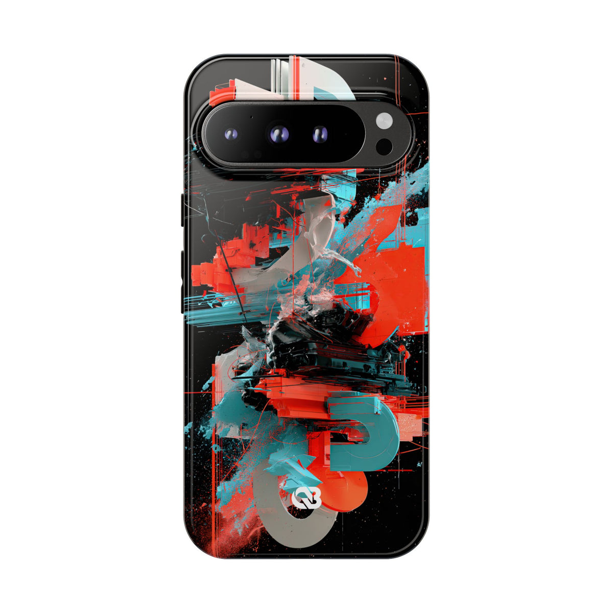 Fragmented Cyber Core · Tough Phone Case for Pixel ·  Black