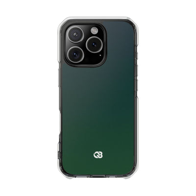 Green Impact MagSafe Phone Case for iPhone - Midnight Pine Horizon