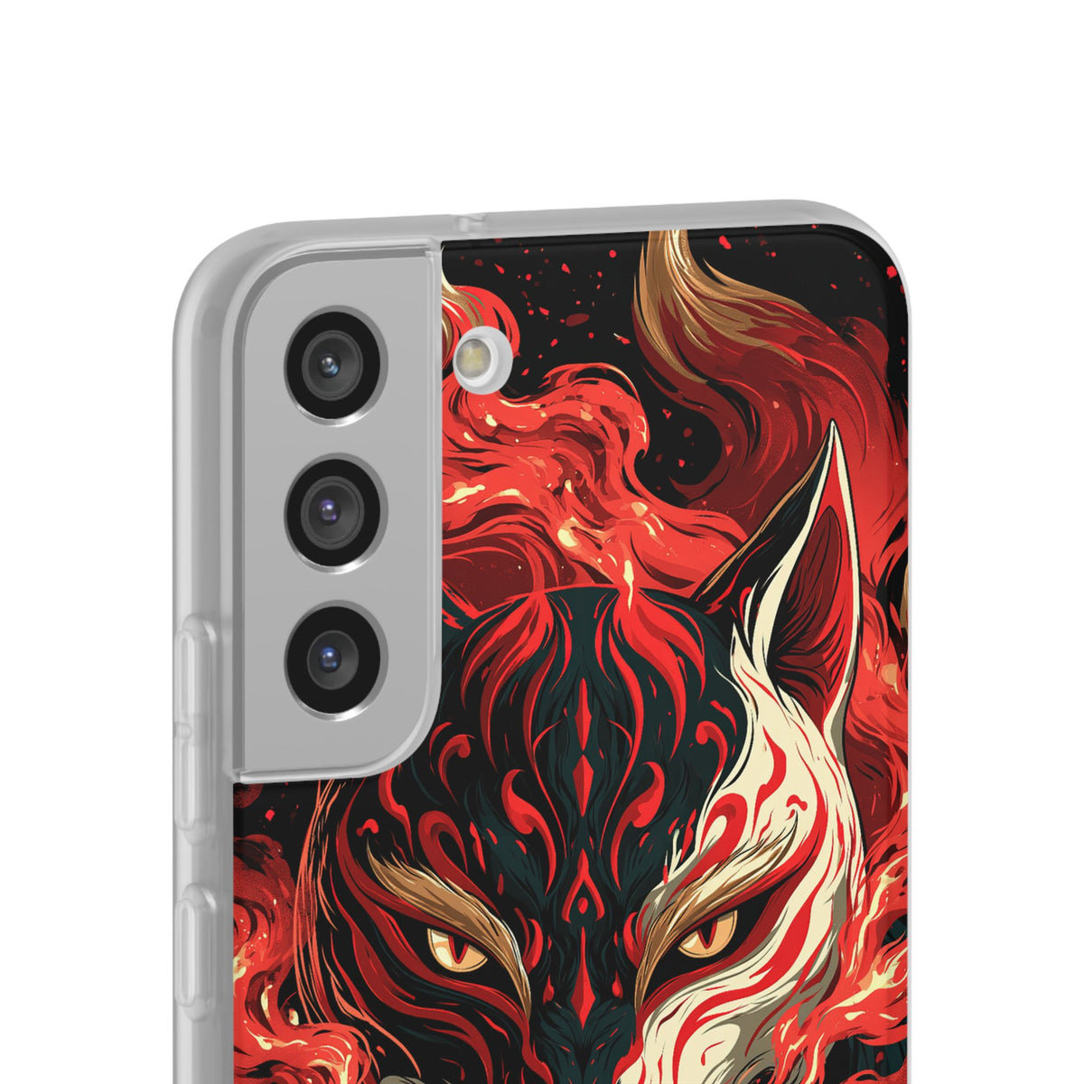 Crimson Kitsune Spirit · Lite Phone Case for Samsung · Red