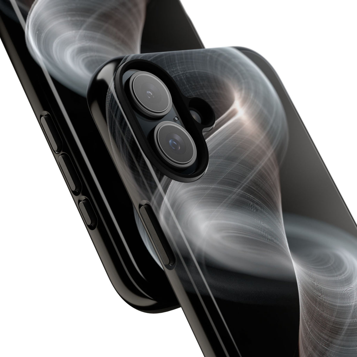 Luminous Vortex · Tough Phone Case for iPhone · Black