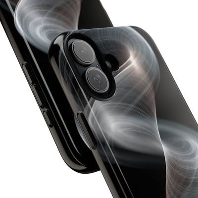 Luminous Vortex · Tough Phone Case for iPhone · Black