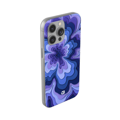 Periwinkle Strata Bloom · Lite Phone Case for iPhone ·  Purple