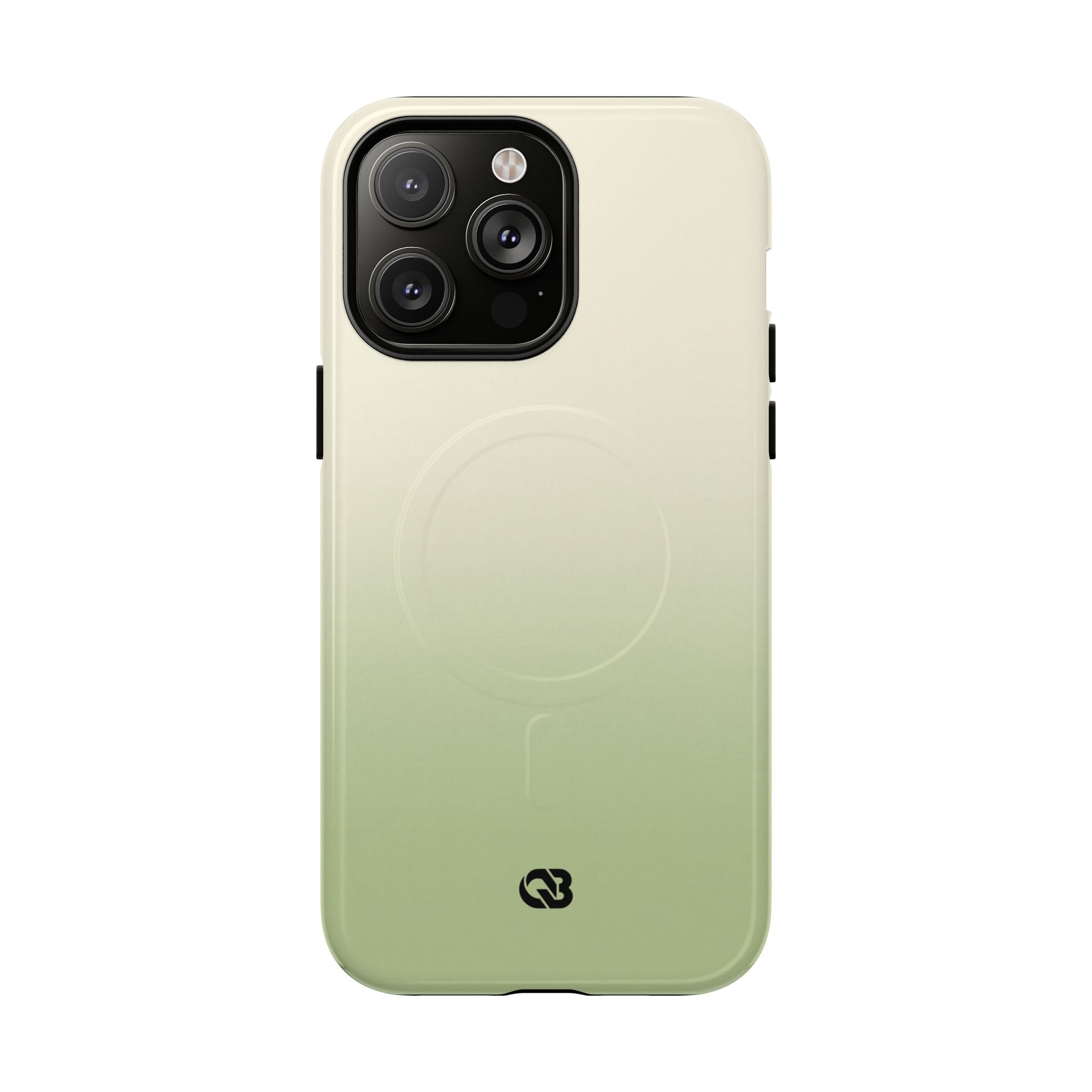 Green Tough 2.0 Magsafe Phone Case for iPhone - Bone Sage Fade