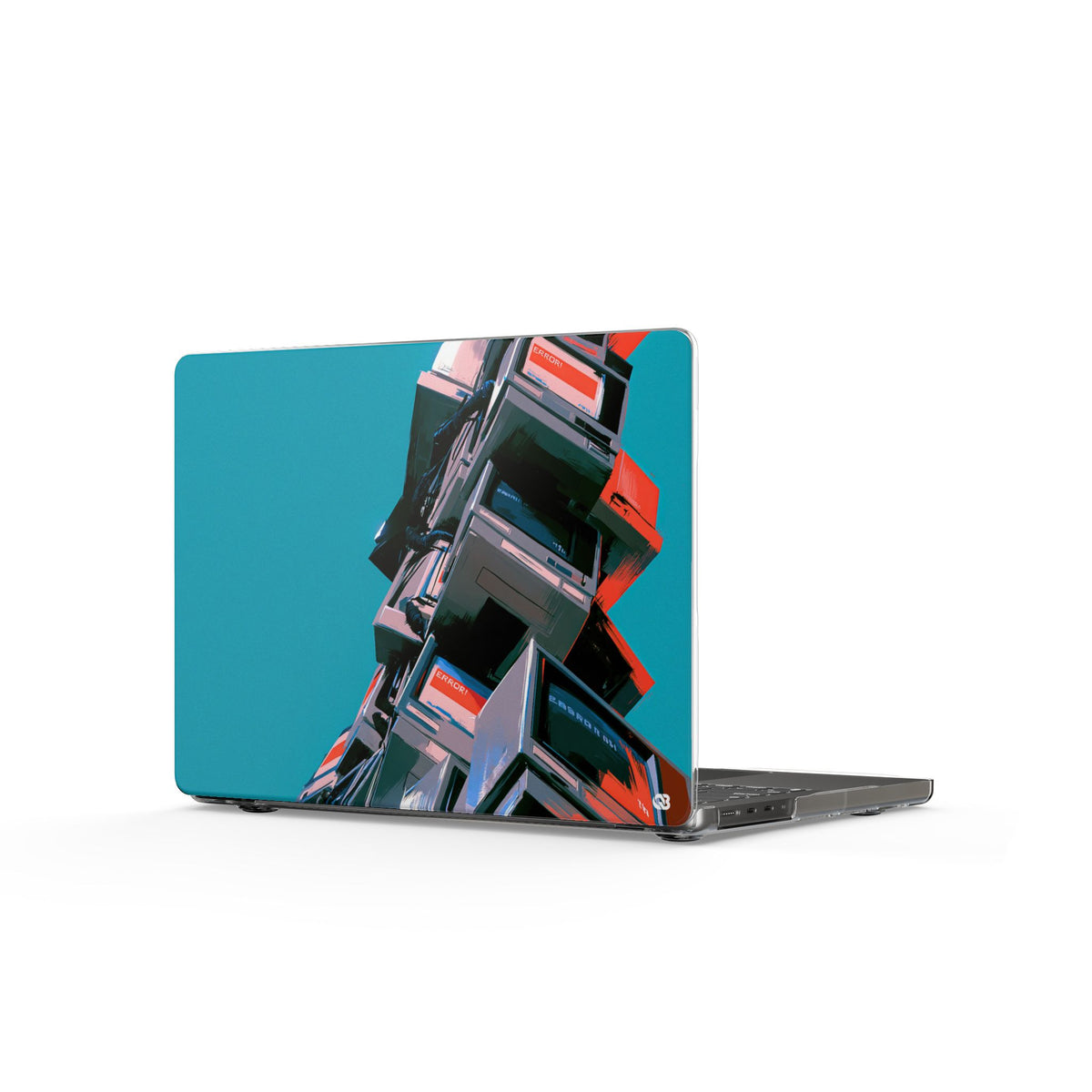 System Error Spire · Clear Hard Case for MacBook · Teal