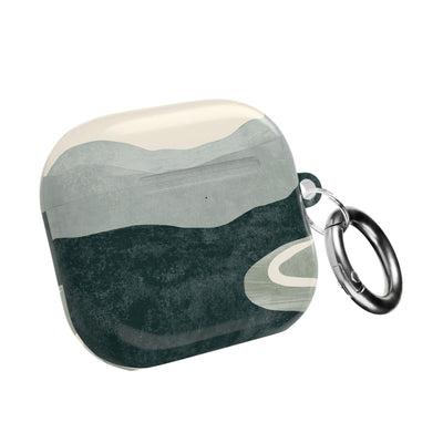 Muted Valley Vista · Hard Case for AirPods & AirPods Pro · Green