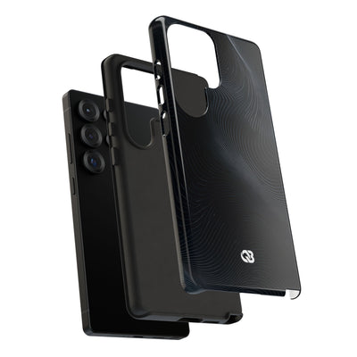 Black Tough Phone Case for Samsung - Obsidian Ridge Flux