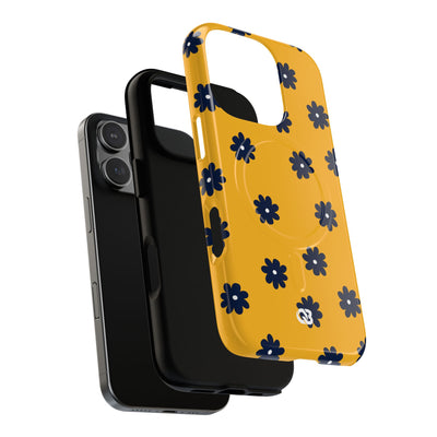 Navy Daisy Mustard · Tough+ Phone Case for iPhone · Magsafe