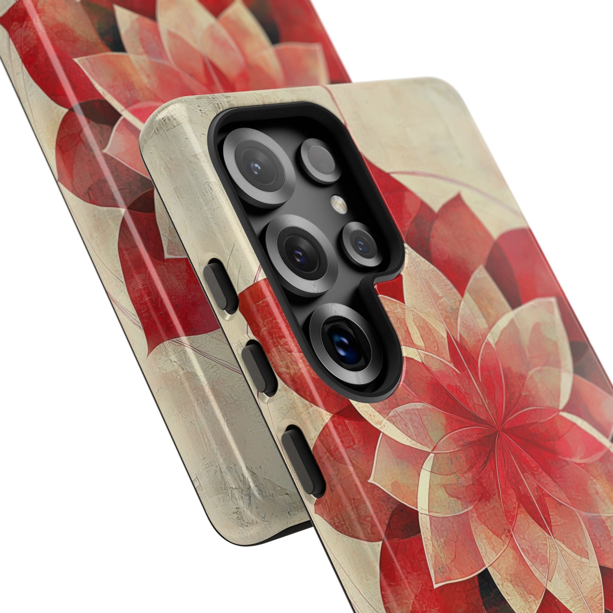 Crimson Bloom Samsung S25 Ultra Cover - Tough