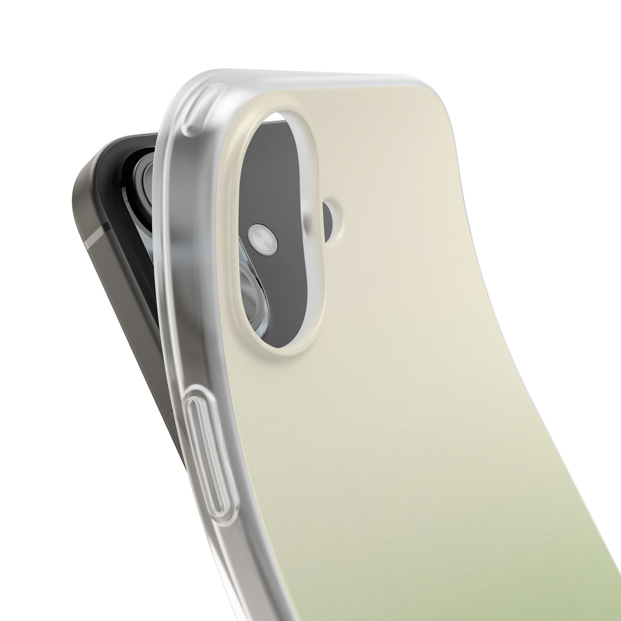 Green Lite Phone Case for iPhone - Bone Sage Fade