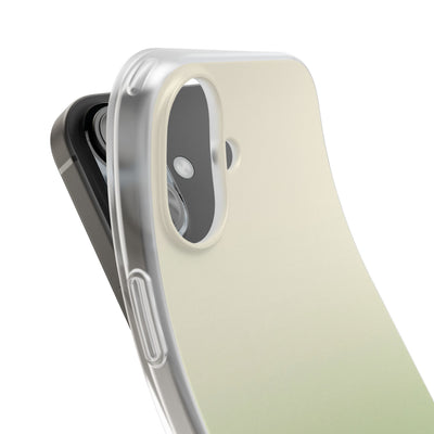 Green Lite Phone Case for iPhone - Bone Sage Fade