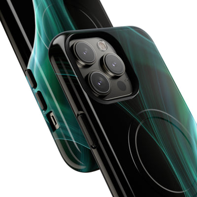Emerald Lumen · Tough 2.0 Magnetic Phone Case for iPhone · Green