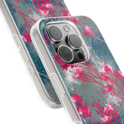 Cyber Blossom · Lite Phone Case for iPhone ·  Teal
