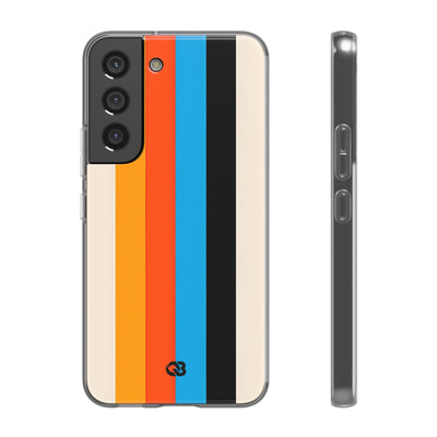 Retro Racing Stripes · Soft Handyhülle für Samsung