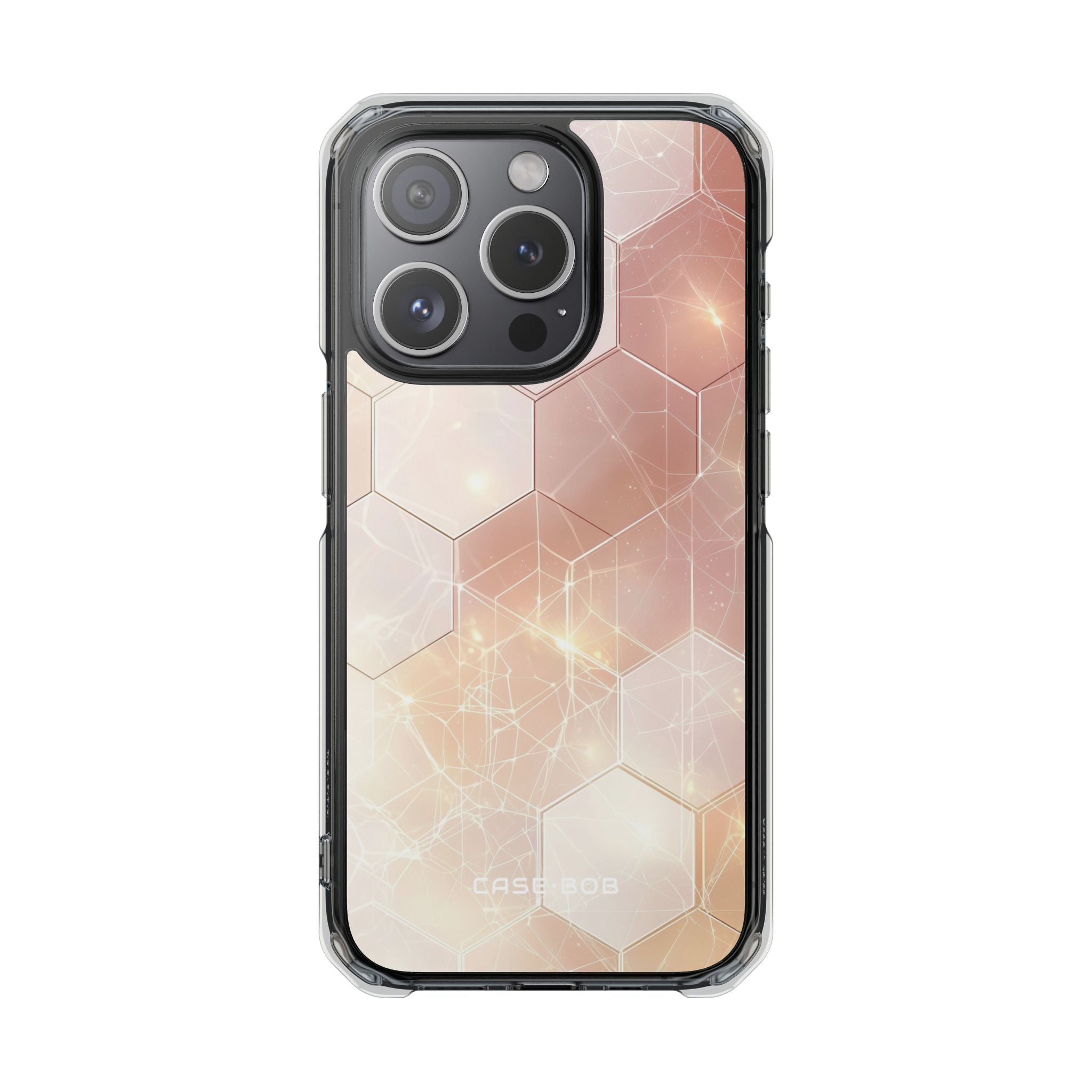 Honeycomb Glow iPhone 15 Pro Cover - Impact