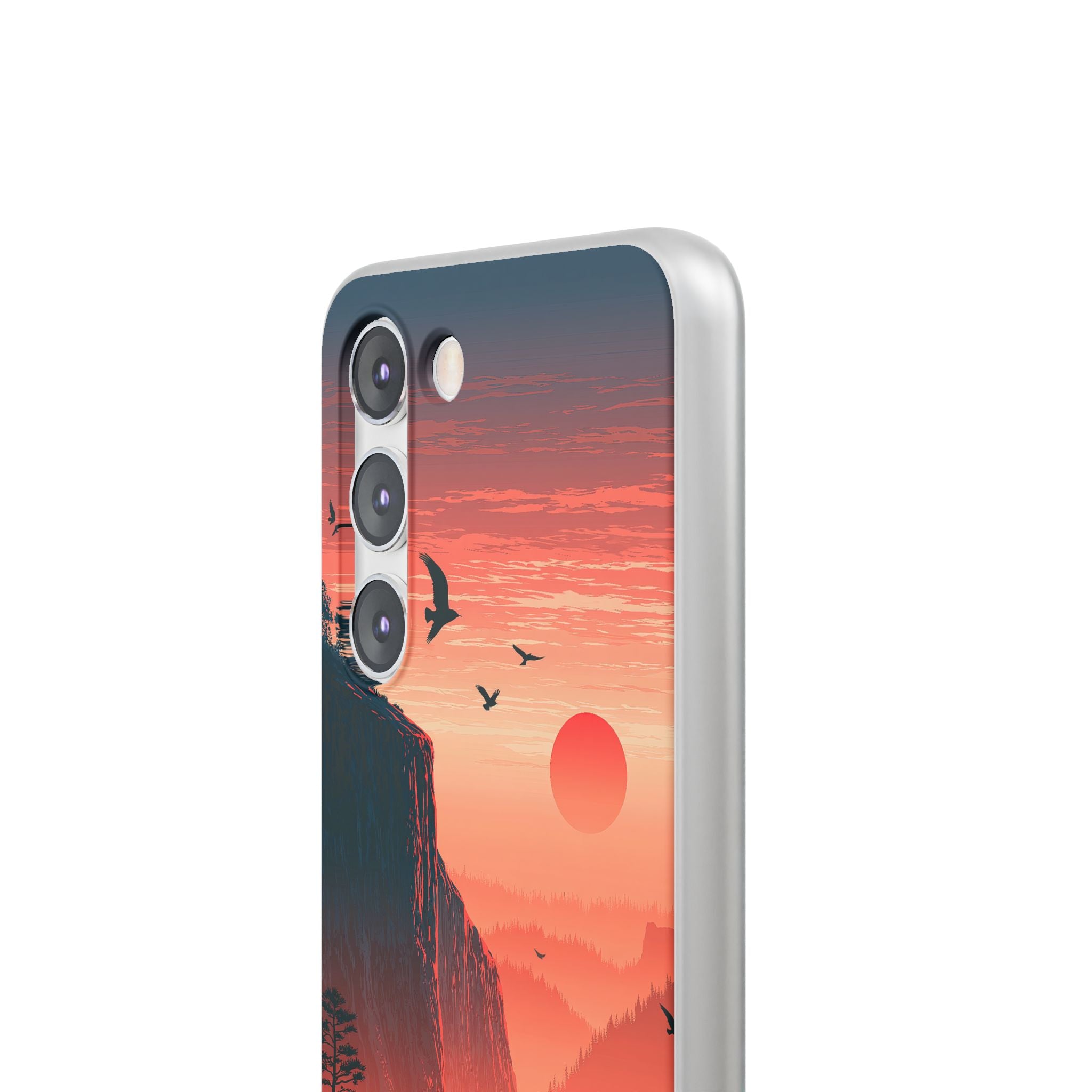 Orange Lite Phone Case for Samsung - Crimson Ridge Flight