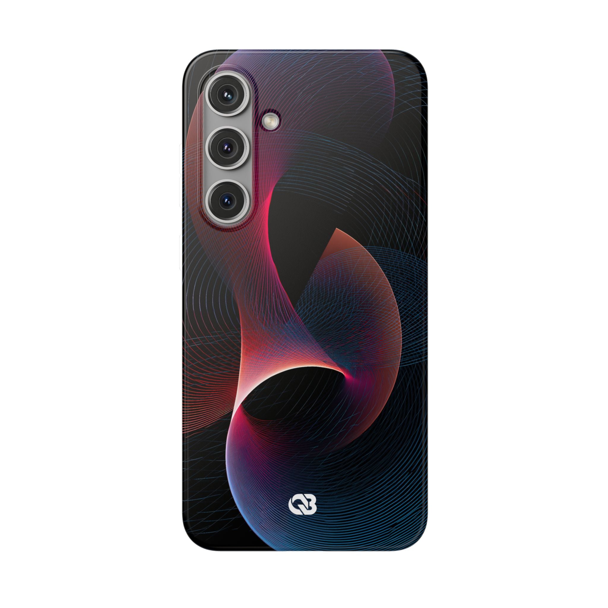 Black Lite Phone Case for Samsung - Cobalt Crimson Flux