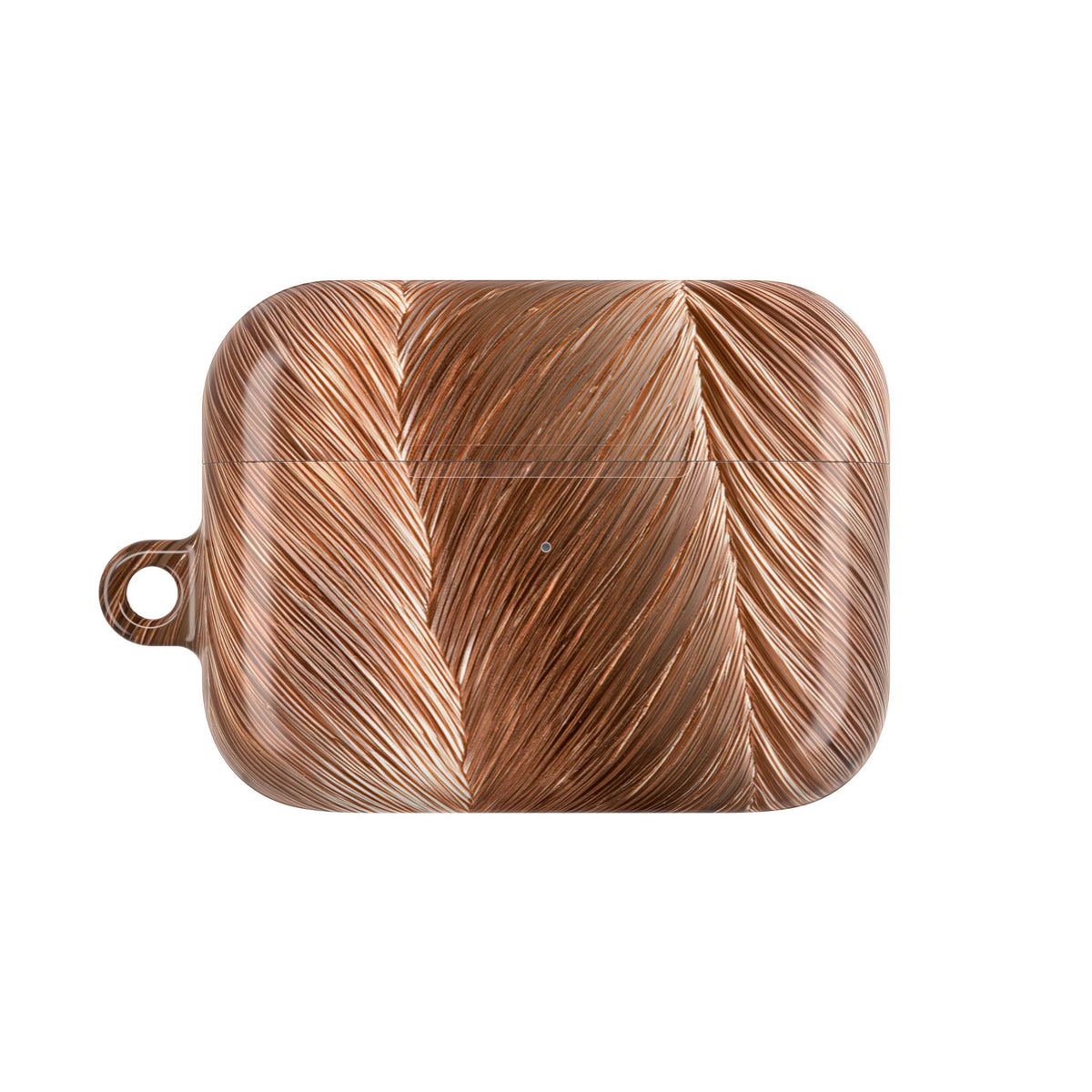 Rose Gold Weave · Hard Case for AirPods & AirPods Pro · Brown