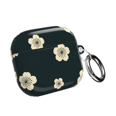 Midnight Sakura Bloom · Hard Case for AirPods & AirPods Pro · Black