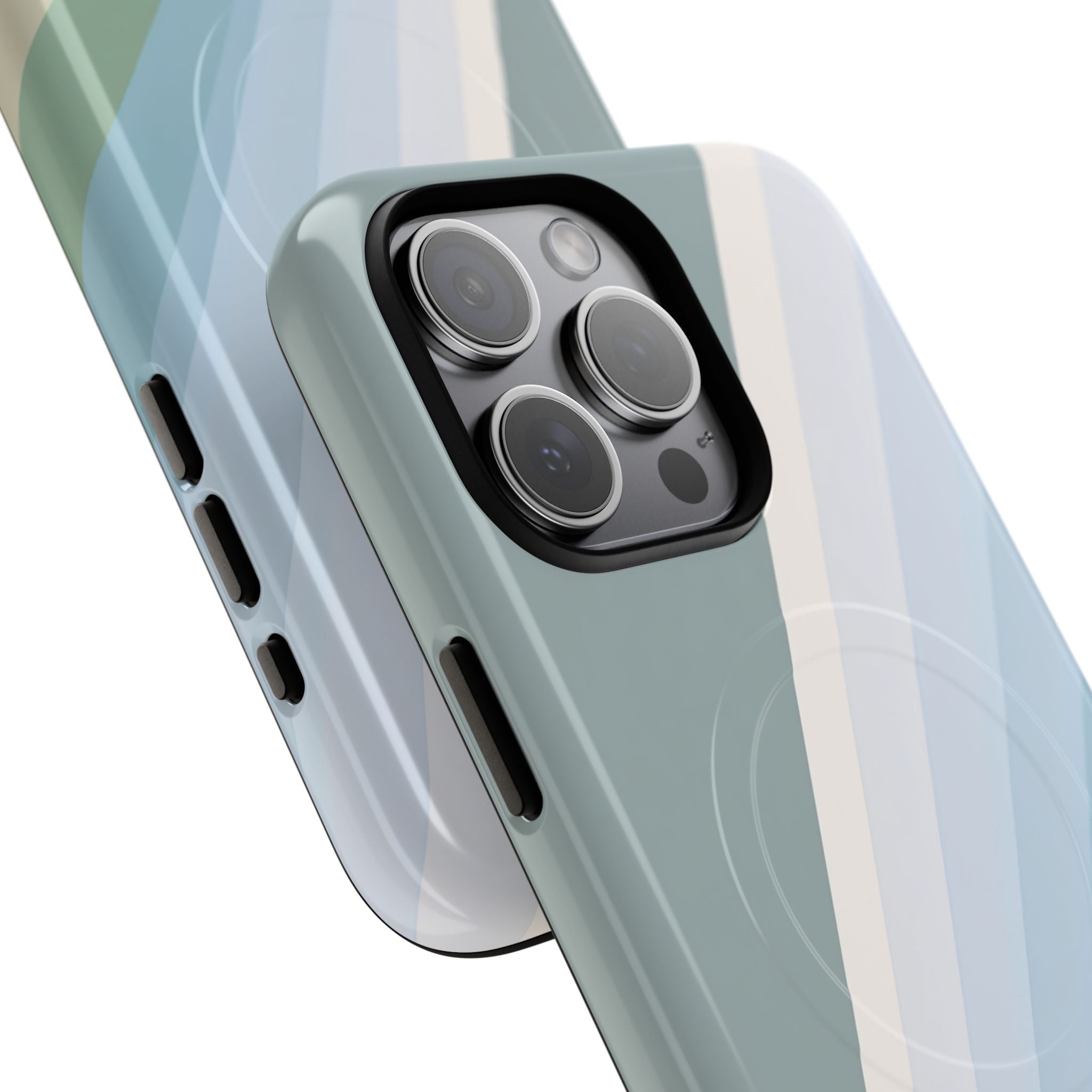 Green Tough 2.0 Magsafe Phone Case for iPhone - Sage Prism Beam