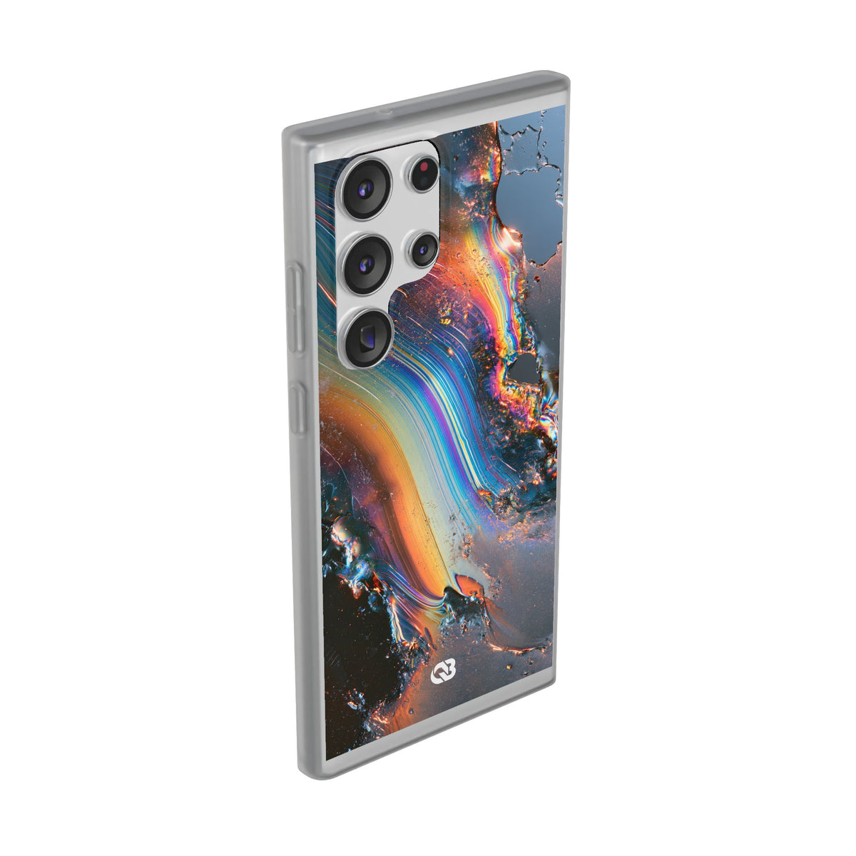 Prismatic Aura Flow · Lite Phone Case for Samsung · Blue