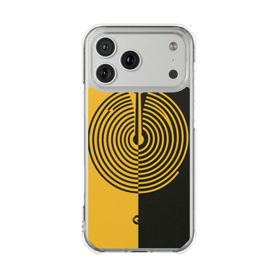 Yellow Impact MagSafe Phone Case for iPhone - Voltage Sector Pulse