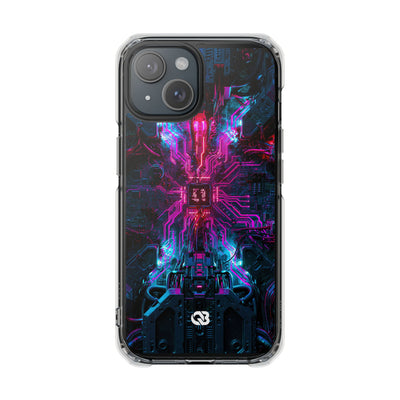 Neural Circuit Core · Clear Impact Magnetic Phone Case for iPhone ·  Black