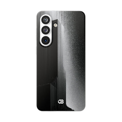Black Lite Phone Case for Samsung - Brutalist Pixel Monolith