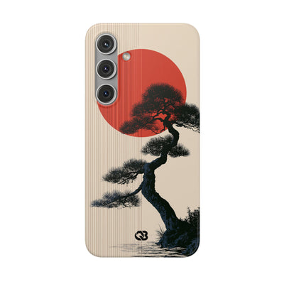 Beige Lite Phone Case for Samsung - Kyoto Crimson Pine