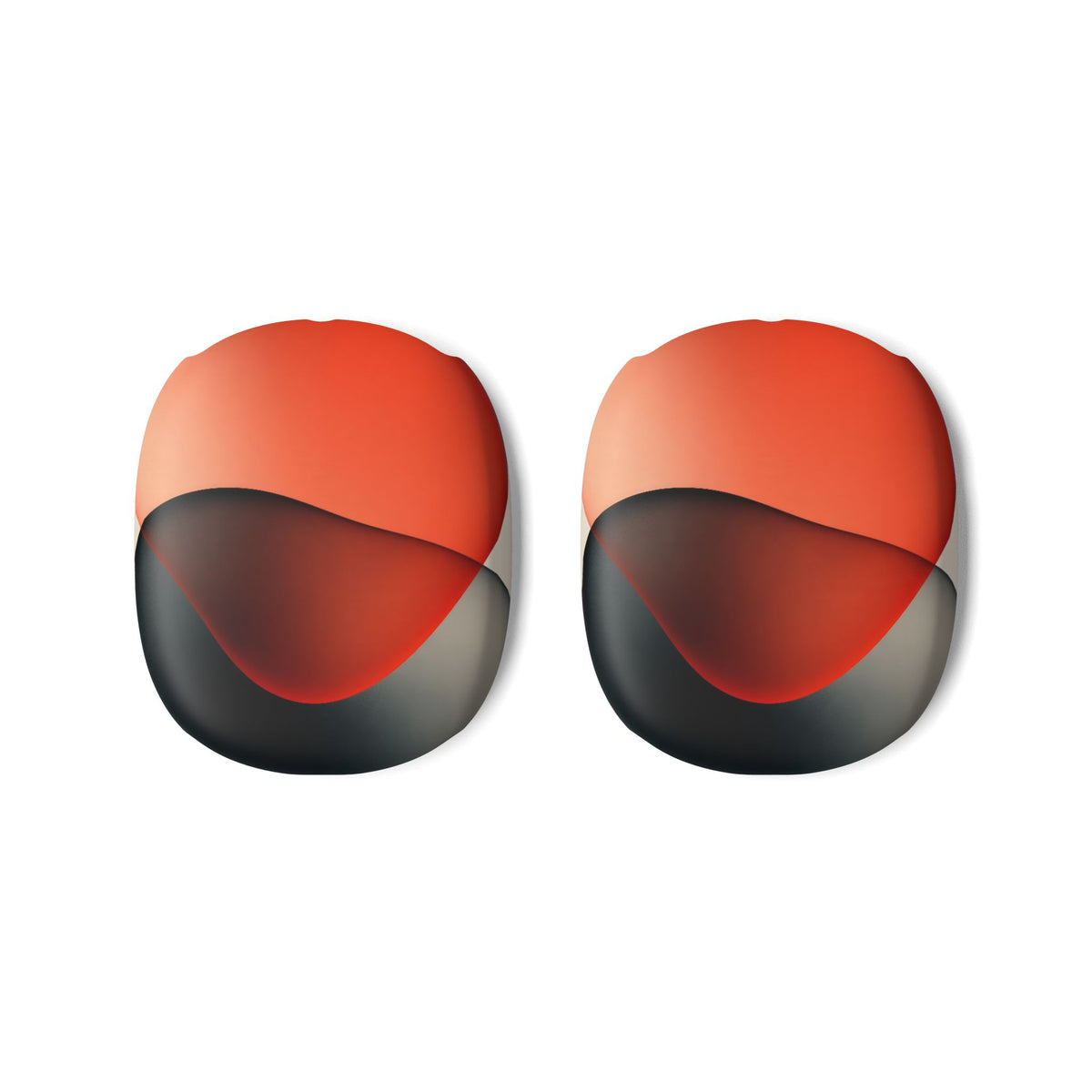 Translucent Crimson Form · Hard Case for AirPods Max · Red