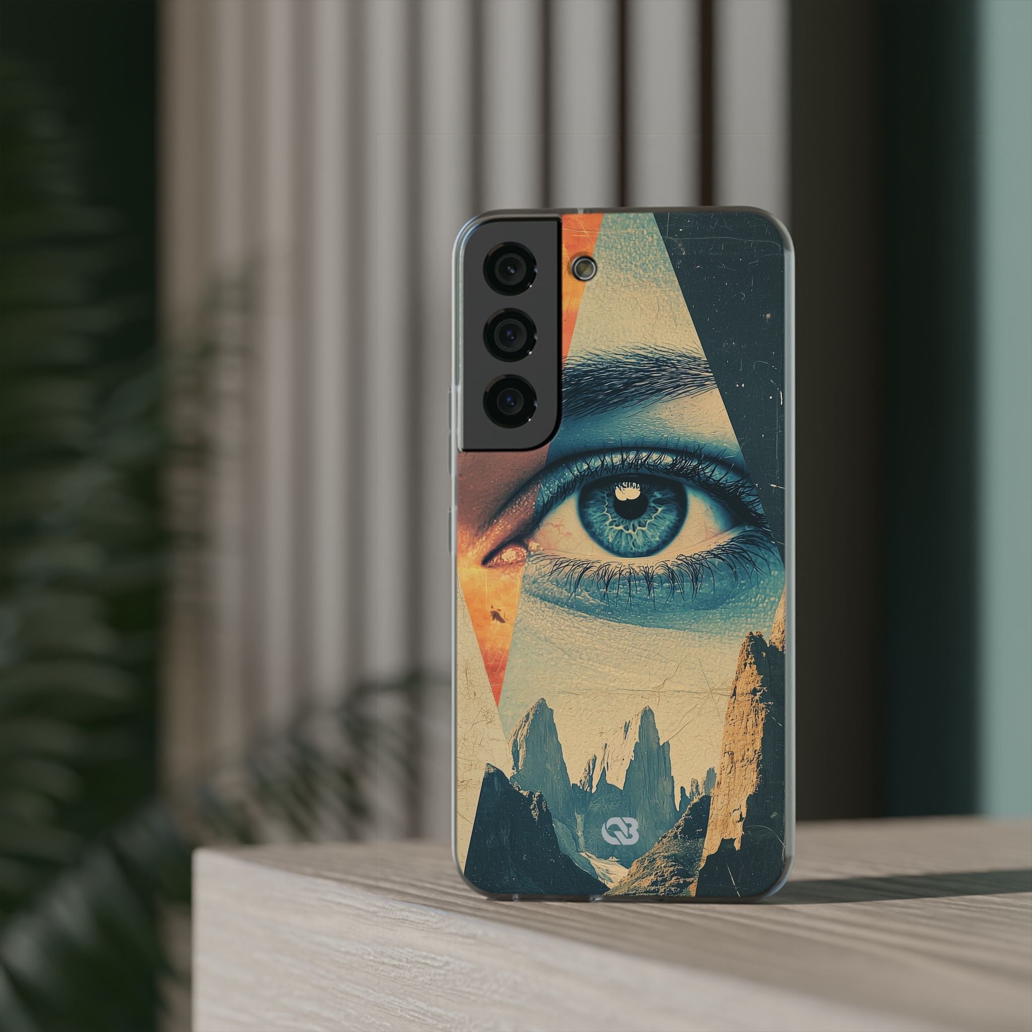 Fragmented Peak Gaze · Coque de téléphone Soft pour Samsung