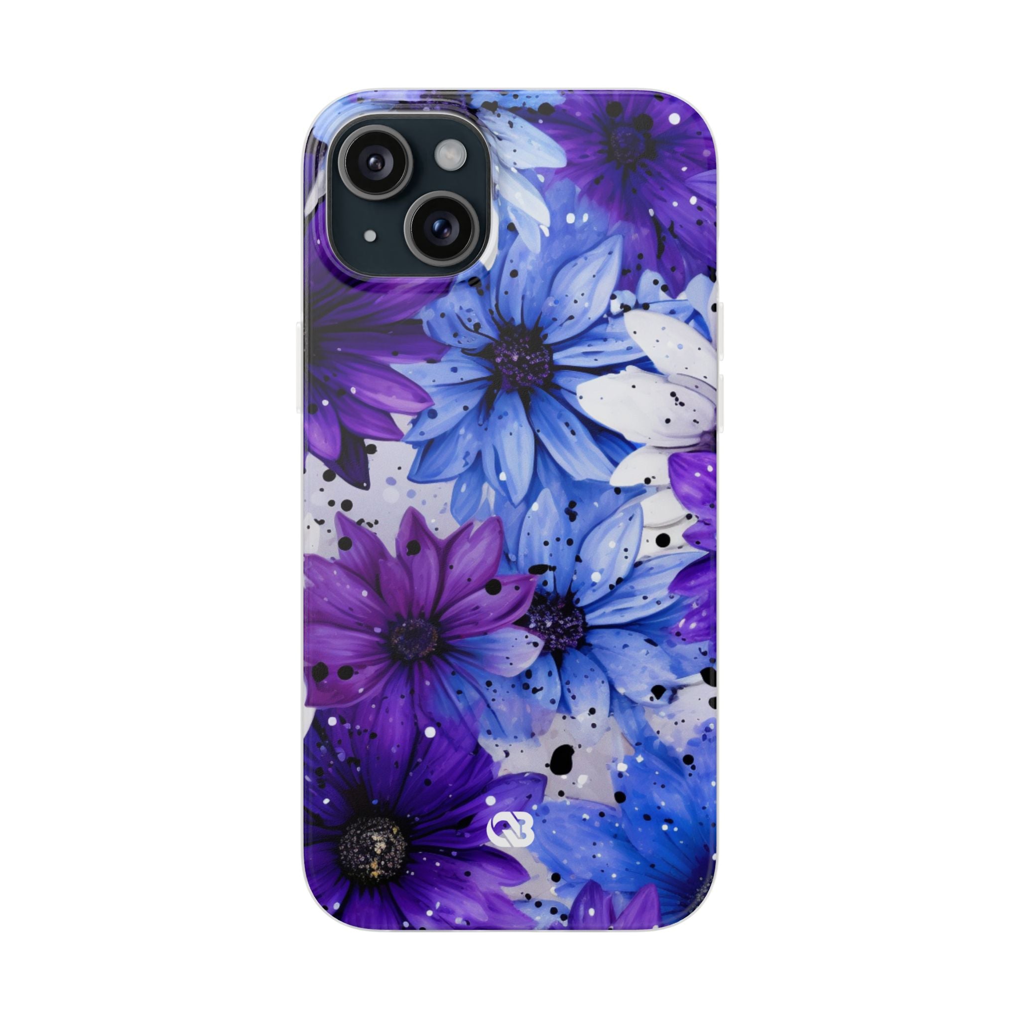 Ink Splatter Blooms · Soft Coque de téléphone pour iPhone
