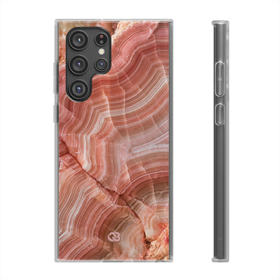 Blushing Rose Strata · Lite Phone Case for Samsung · Pink